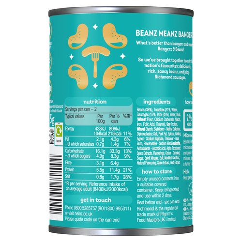 Heinz Tinned Baked Beans & Richmond Sausages
