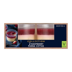 M&S Collection Raspberry & Vanilla Panna Cotta