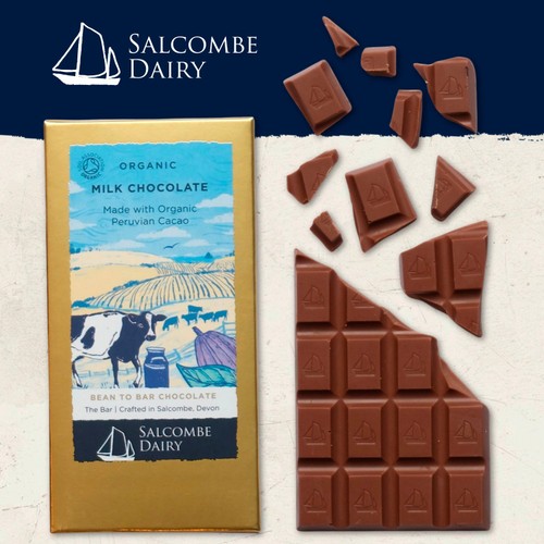 Salcombe Dairy Organic Milk Chocolate Bar