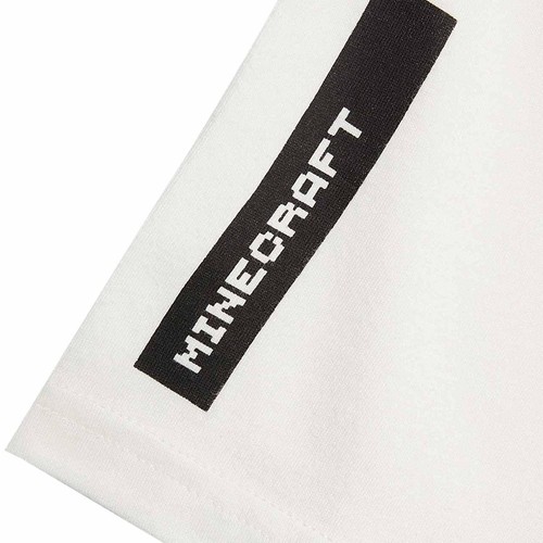 M&S Boys Minecraft Pyjamas, 4-5 Years, White