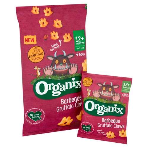 Organix BBQ Gruffalo Claws Toddler Snacks Multipack 12 months+
