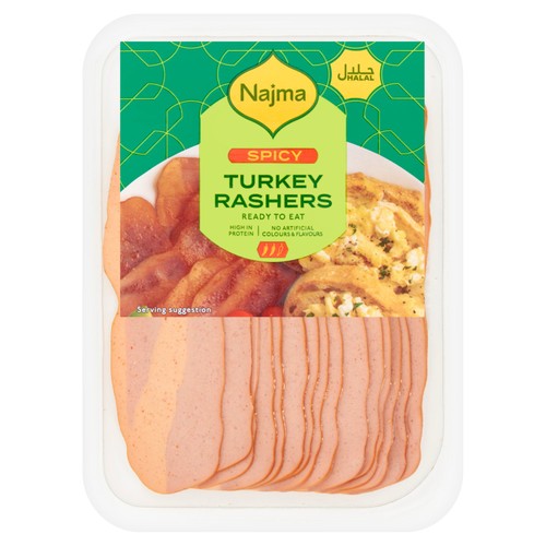 Najma Spicy Turkey Rashers