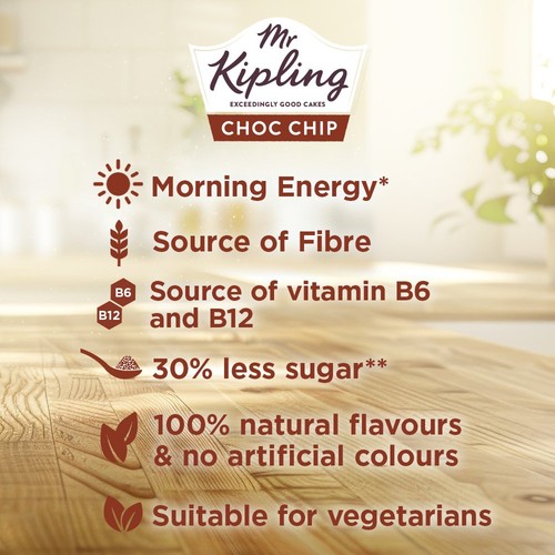 Mr Kipling Breakfast Bakes Chocolate Chip Cakes