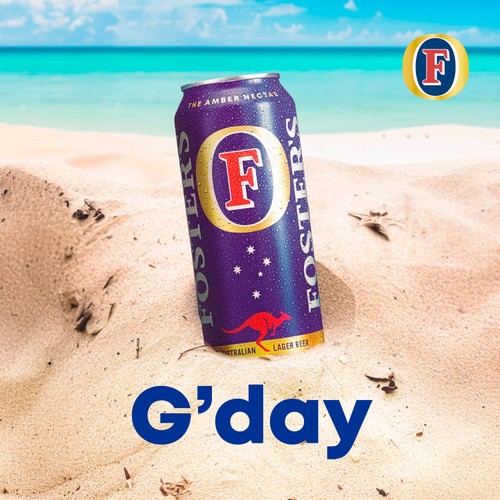 Foster's Lager Beer Cans