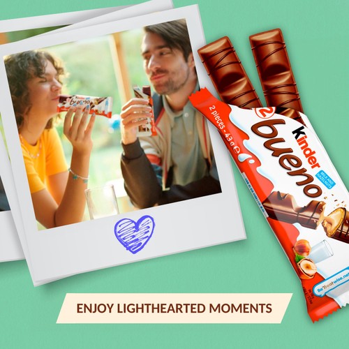 Kinder Bueno Milk Chocolate & Hazelnut Bars Multipack