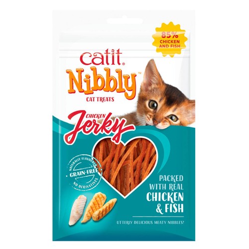 Catit Nibbly Jerk Chicken & Fish Cat Treat