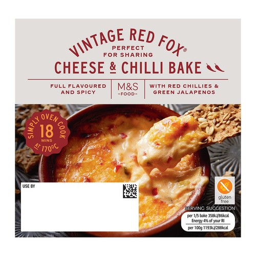 M&S Vintage Red Fox Cheese & Chilli Bake