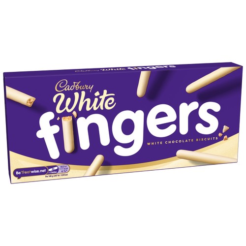 Cadbury Dairy Milk Fingers White Chocolate Biscuits