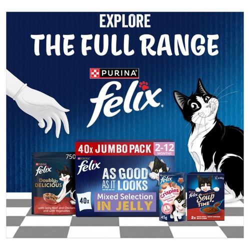 Felix As Good As it Looks Kitten Mixed in Jelly Wet Cat Food