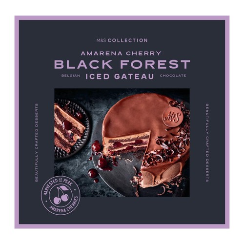 M&S Collection Black Forest Iced Gateau