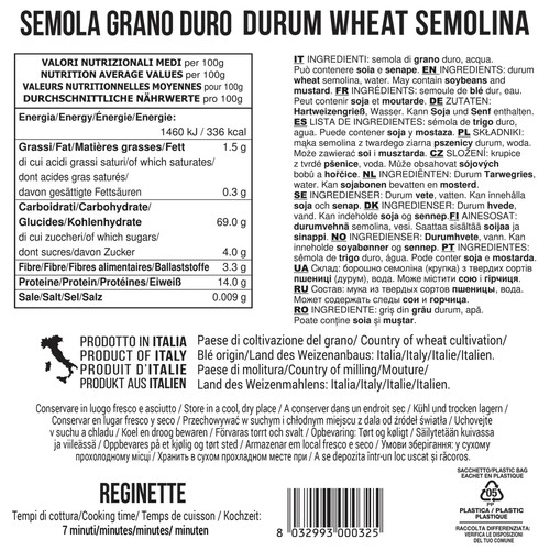Filotea Reginette Durum Wheat Pasta