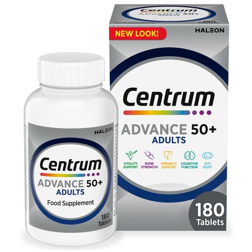 Centrum Advance 50+ Multivitamins & Vitamin Tablets, 180s
