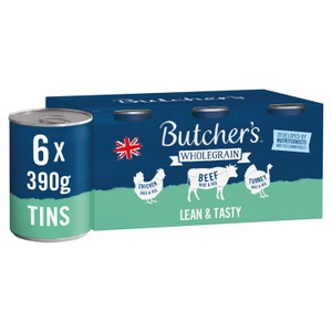 Butcher's Wholegrain Lean & Tasty Low Fat Dog Food Tins