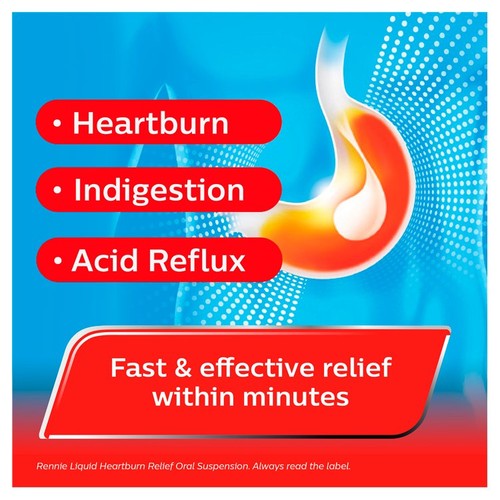 Rennie Liquid Heartburn Relief Oral Suspension