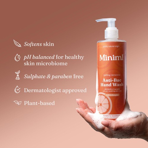 Miniml Anti-Bac Hand Wash Uplifting Clementine