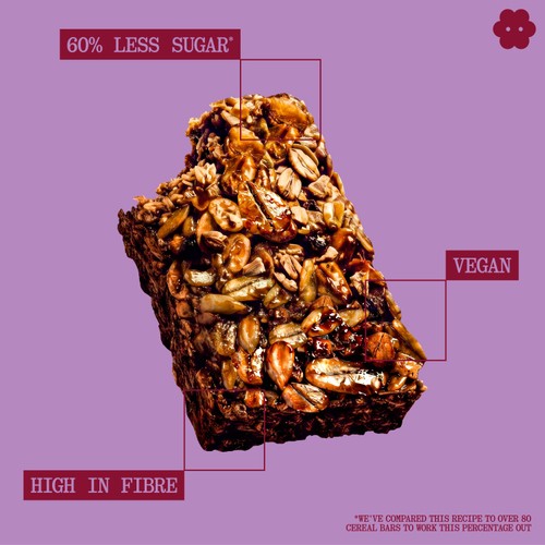 Graze Cocoa Vanilla Oat Boosts Flapjack Snack