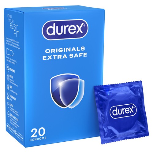 Durex Originals Extra Safe Condoms Regular Fit