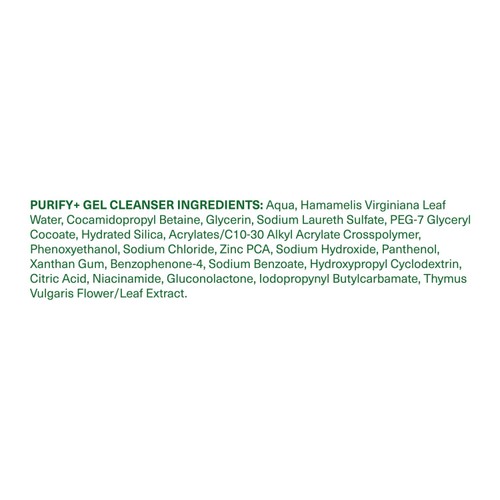Simple Purify+ Gel Cleanser