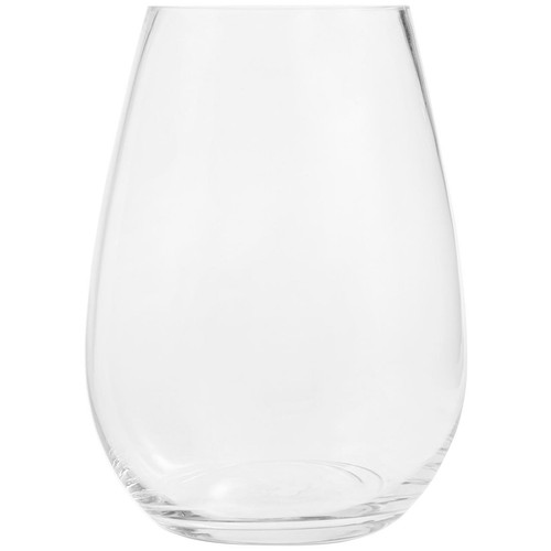 M&S Teardrop Glass Flower Vase, Medium