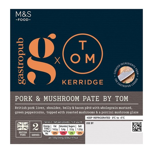 M&S Gastropub Pork & Mushroom Pate By Tom Kerridge