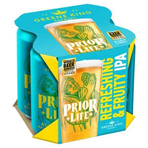 Greene King Prior Life All Day IPA 3.4% ABV Craft Beer Cans