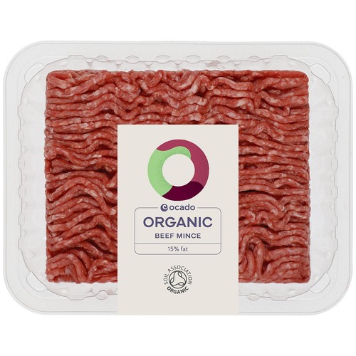 Ocado Organic Beef Mince 15% Fat
