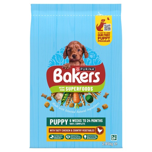 Bakers Puppy Chicken with Vegetables Dry Dog Food 