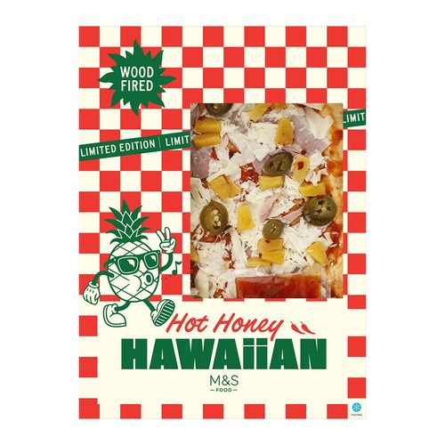 M&S Collection Hot Honey Hawaiian with Italian Cotto Ham Pizza