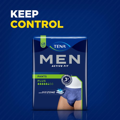 TENA Men Active Fit Incontinence Pants Plus Large