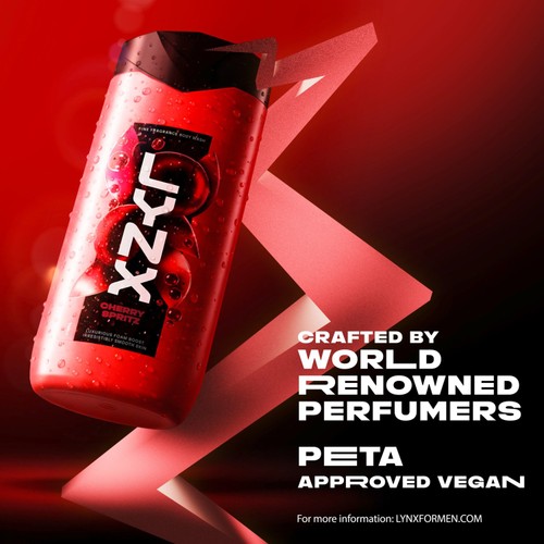 Lynx Fine Fragrance Cherry Spritz Shower Gel
