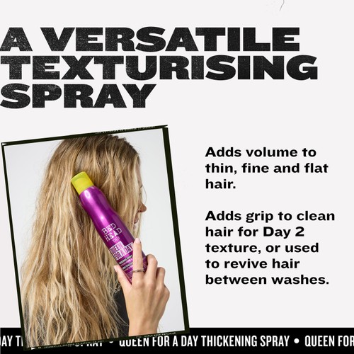 Bed Head by TIGI Queen For A Day Volume Thickening Spray for Fine Hair
