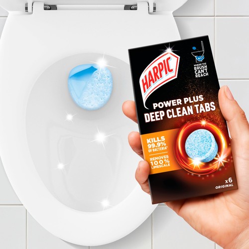 Harpic Power Plus Deep Clean Tabs Toilet Cleaner Original