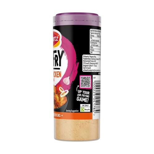 Schwartz Air Fryer Bangin' Chicken Seasoning Drum