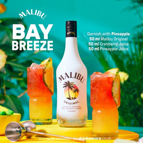 Malibu Original White Rum with Coconut Flavour