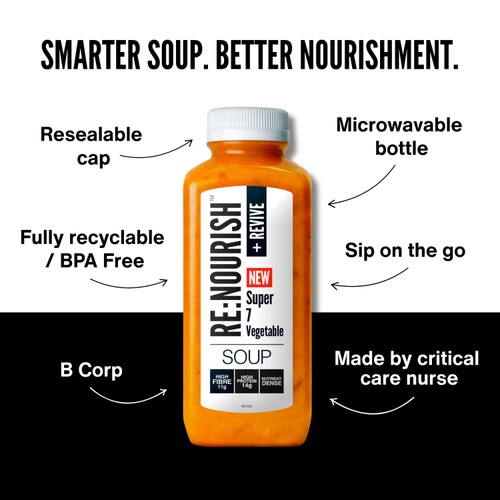 ReNourish + Revive Super 7 Vegetable High Protein & Fibre Soup