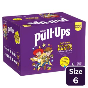 Huggies Pull Ups Day Time Unisex Training Nappy Pants -Size 6 MEGA 36 Pants