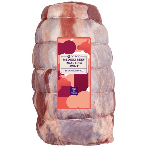 Ocado Medium Beef Roasting Joint