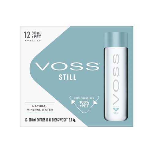  VOSS Still Artesian Water rPET Bottle