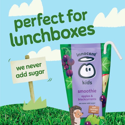 Innocent Kids Apples & Blackcurrants Smoothies