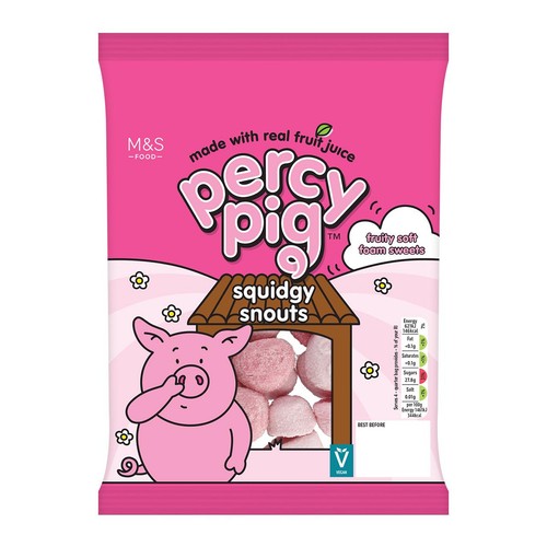 M&S Percy Pig Squidgy Snouts