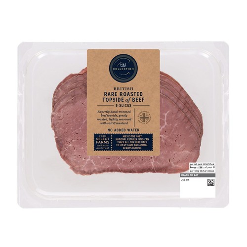 M&S British Rare Roast Beef 5 Slices