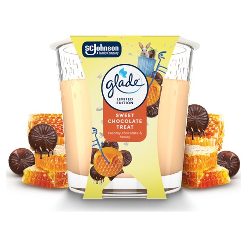 Glade Small Scented Candle Sweet Chocolate Treat