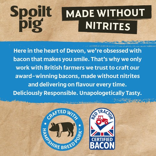 Spoiltpig British Made Without Nitrites Unsmoked Back Bacon