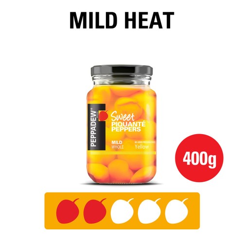 Peppadew Mild Whole Yellow Peppers