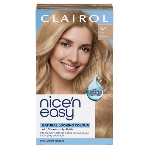Clairol Nice'n Easy Hair Dye, 9A Light Ash Blonde