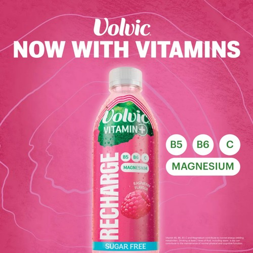 Volvic Vitamin Raspberry Recharge Vitamin Flavoured Water