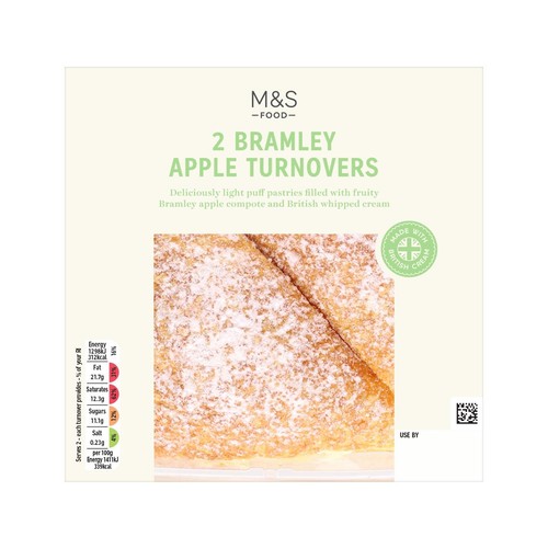 M&S 2 Bramley Apple Turnovers
