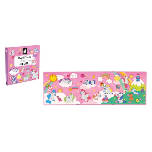 Unicorns, Magneti'stories, Magnetic Book With 30 Magnets