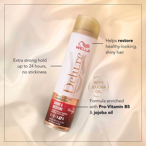 Wella Deluxe Shine & Repair Hairspray 
