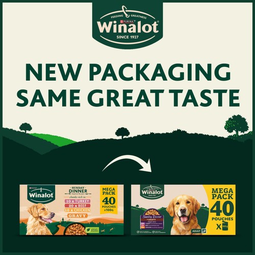 Winalot Sunday Dinner Mixed in Gravy Wet Dog Food 